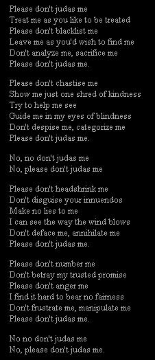 Please Don't Judas Me текст nazareth
